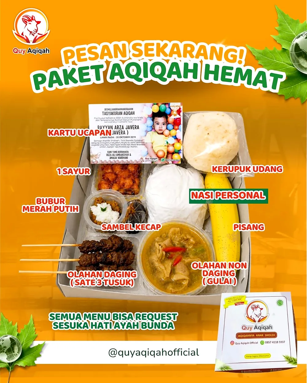 Paket Aqiqah Hemat Quy Aqiqah - poster menu asli yang telah diperjelas tanpa mengubah isi