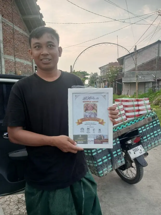 Dokumentasi asli Quy Aqiqah — dokumentasi pelanggan