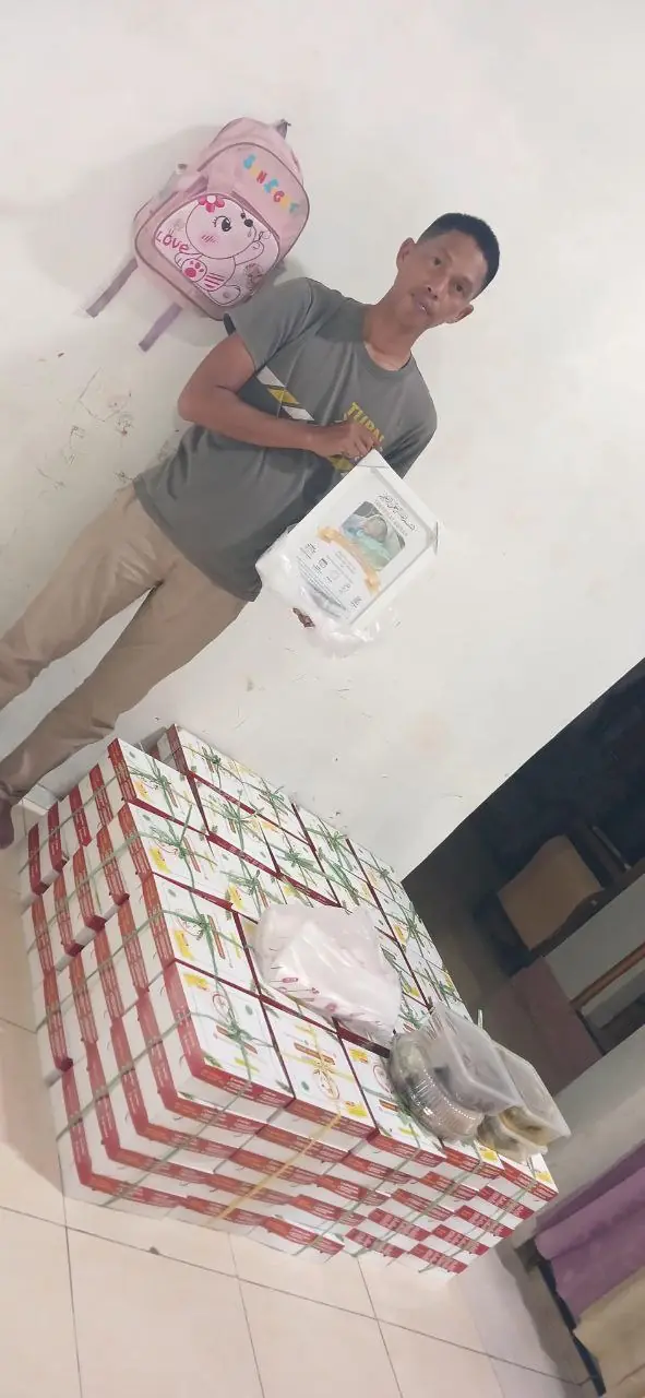 Dokumentasi asli Quy Aqiqah — paket diterima pelanggan